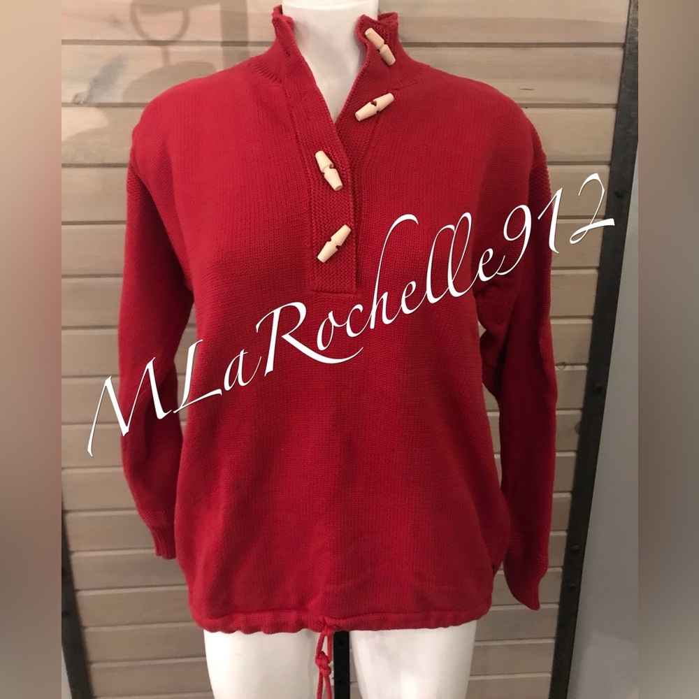 Vintage Ralph Lauren Australian Toggle Ribbed Knit Sweater